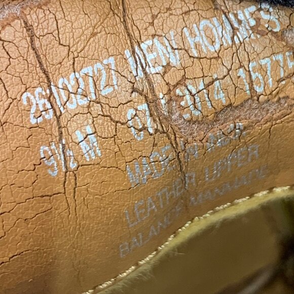 Mens Bostonian Genuine Leather Oxford Dress Shoes 9.5 M Black - Picture 6 of 9